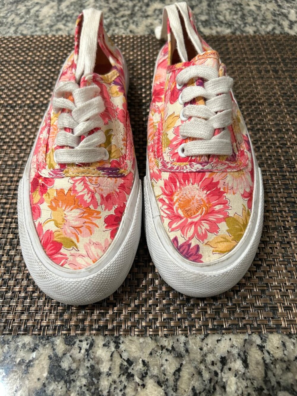 Floral Canvas Sneakers made by Mossimo Supply Co. | Women's Size 7